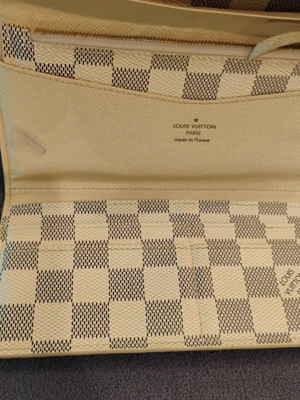 Louis Vuitton Josephine Damier Azur long wallet - Picture 4 of 12